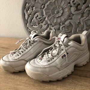 FILA disrupter II white sneakers 8